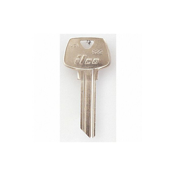 Kaba Ilco Key Blank, S22,Brass, PK10 S22 Kaba Ilco Key Blank, S22,Brass, PK10 S22