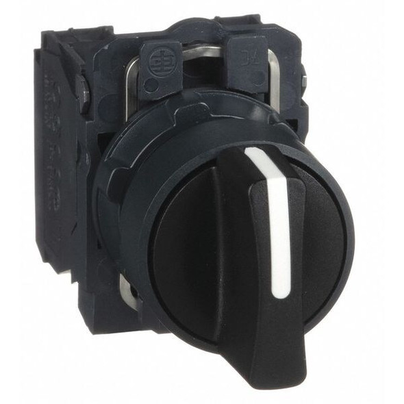 Schneider Electric SelectorSwitch,Non-Illum,3Pos,22mm,Black XB5AD33