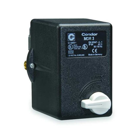 Pressure Switch, Standard, 3PST, 1 Ports, 3/8" FNPT, 40 to 360 psi Range