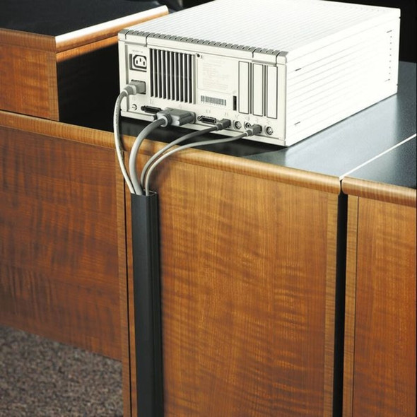 Master Caster Channel,J Style,1 1-8Hx48Lx2 3-8Win,Blk 00205