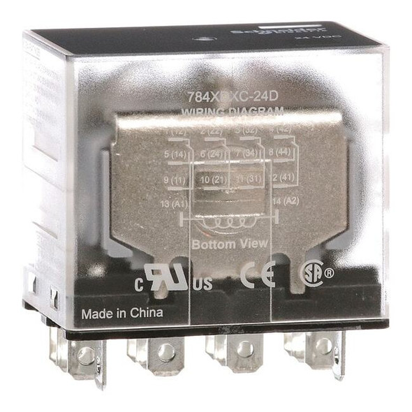 Socket, General Purpose Relay, Square, 15 A, 14 Pins, Faston Connector