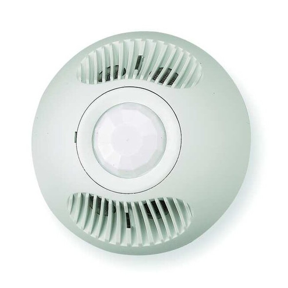 Ceiling Mount Sensor, Occupancy, Hard Wired, White, 2,000 sq ft, LED