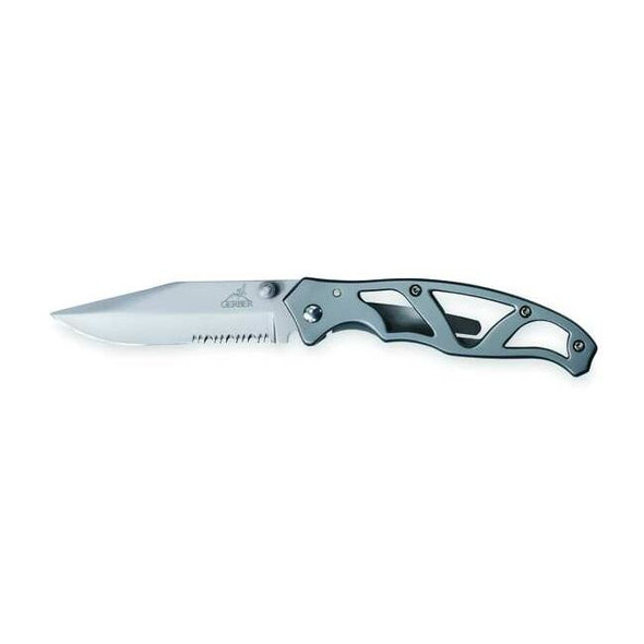 Gerber Locking Pocket Knife,Serrated,3 In Blade 22-48443