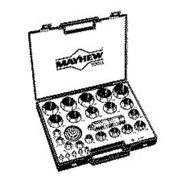 Mayhew Hollow Punch Set,Not Tether Capable 66002
