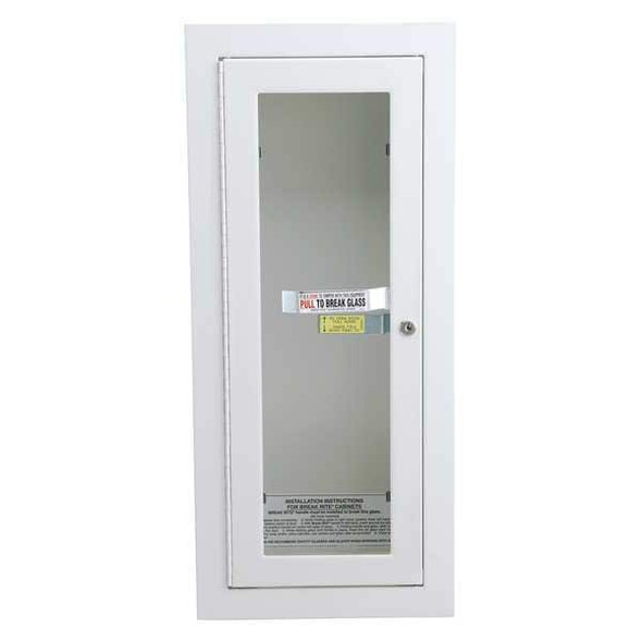 Alta Fire Extinguisher Cabinet, Semi Recessed, 26 3/4 in Height, 10 lb 7022-B