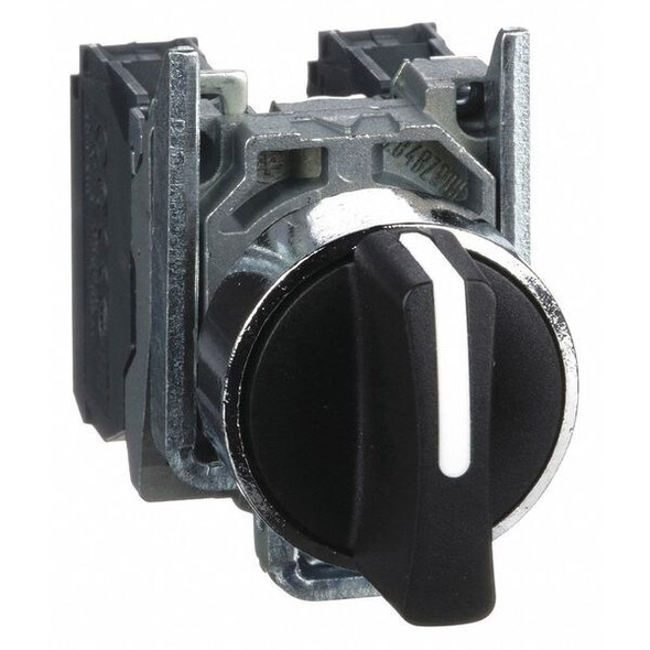 Schneider Electric SelectorSwitch,Non-Illum,3Pos,22mm,Black XB4BD33