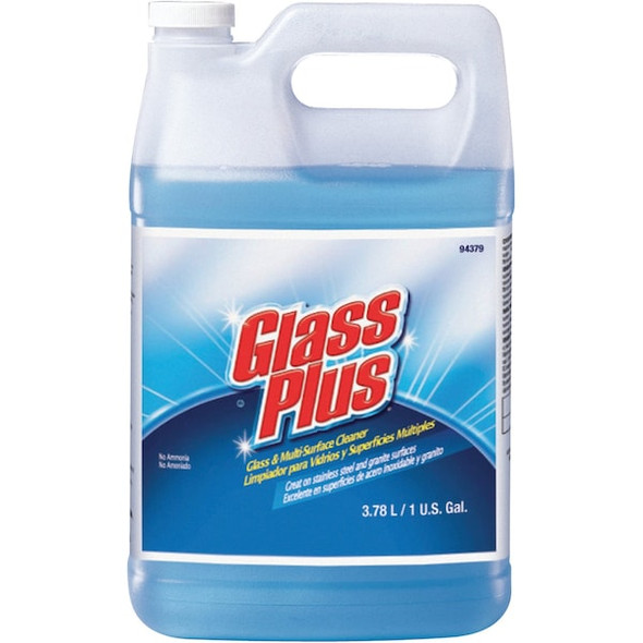 Glass Plus Glass Cleaner,Jug,1 gal.,PK4 94379 Glass Plus Glass Cleaner,Jug,1 gal.,PK4 94379