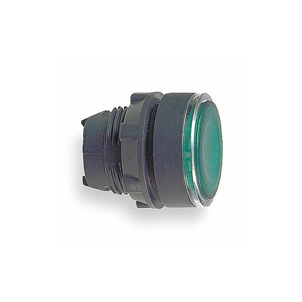 Push Button Operator, Flush, Momentary Action, Push Release, Illuminated, Green