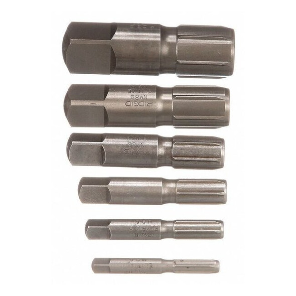 Ridgid 6 Piece Pipe Extractor Set for 1/8"-1" Pipes 35685