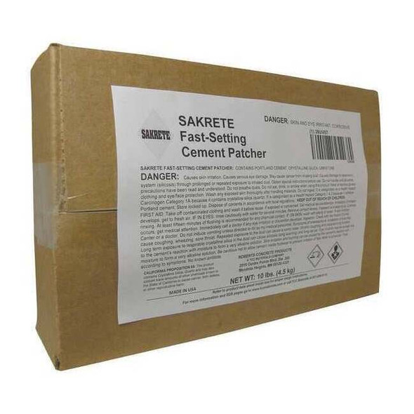 Sakrete Concrete Repair Compound, Box, Gray, Fast Setting 120028