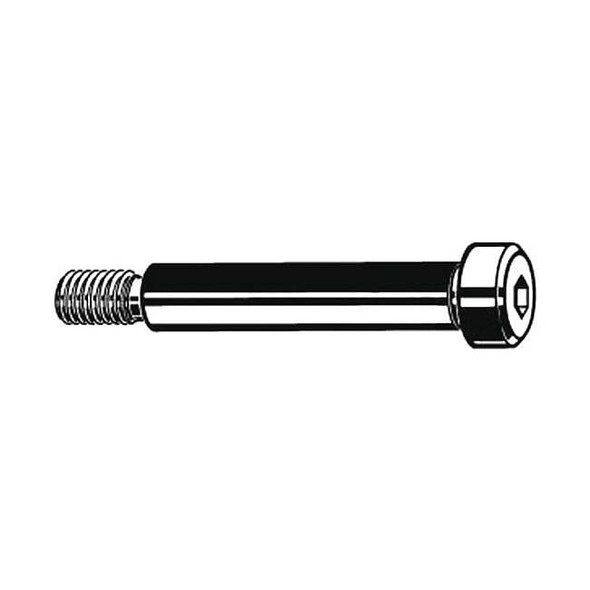 Shoulder Screw, 5/8"-11 Thr Sz, 7/8 in Thr Lg, 4-1/4 in Shoulder Lg, Alloy Steel
