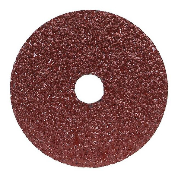 Norton Abrasives Fiber Disc, 5 in Dia, 7/8 in Arbor,PK25 66623357280