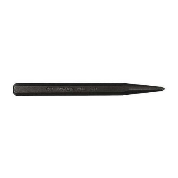 Mayhew Pro Center Punch,5 in. L,Steel,Black Oxide 24002