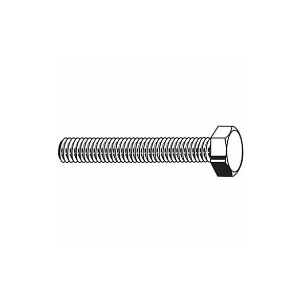 Grade 5, 9/16"-12 Hex Head Cap Screw, Black Oxide Steel, 2 in L, 10 PK