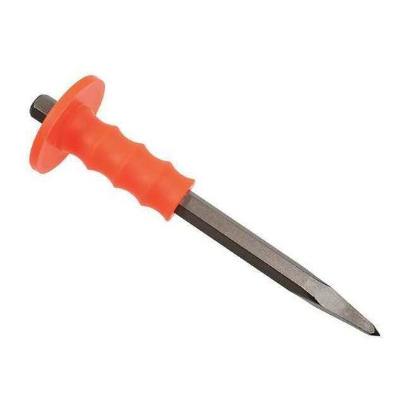 Mayhew Select Handguarded Bullpoint Chisel,12in L 80205