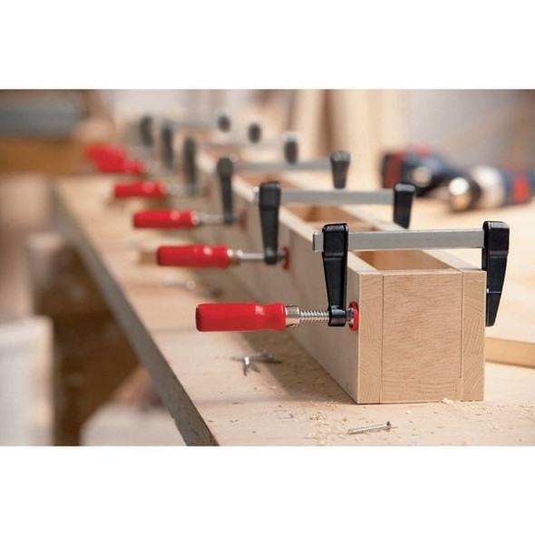 Bessey 6 in Bar Clamp, Wood Handle and 2 in Throat Depth LM2.006