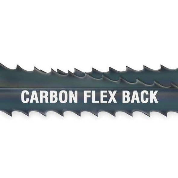Band Saw Blade, 7 ft. 6 in L, 1/2" W, 14 TPI, Carbon Steel, 0.025" Thick