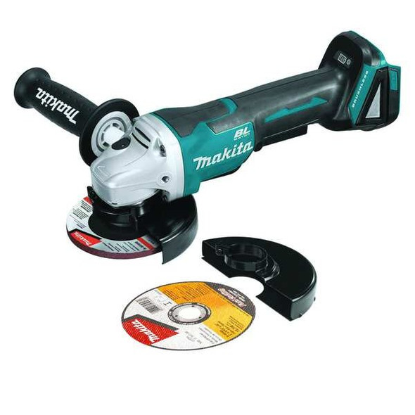 Makita 18V LXT Brushless 4-1/2" / 5" Cut-Off/Angle Grinder, Paddle, Brake XAG11Z