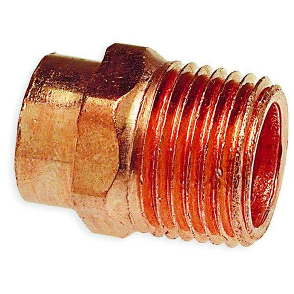 Nibco Reducing Adapter,Wrot Cu,1-1/4",CxMNPT 604R 11/4x1