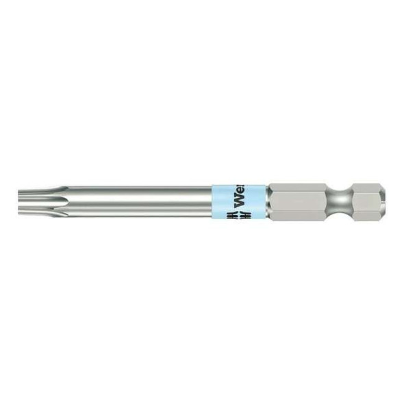 Wera Power Bit, SAE, 1/4", Hex, T20, 3-1/2", SS 05071091001
