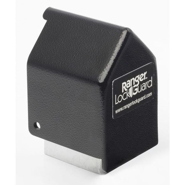 Ranger Lock Padlock Guard,Hardened Steel,Blk,2-3/4"L RGST-00