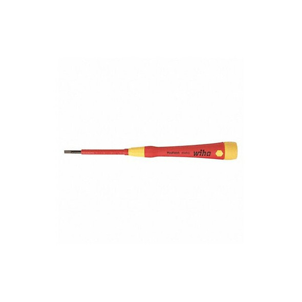 Wiha Insulated Slotted Screwdriver 9/64 in Round 32004