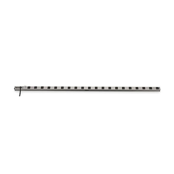 Tripp Lite Outlet Strip, Vertical, 20 5-15R, 5-15P, 15 ft., Silver PS6020