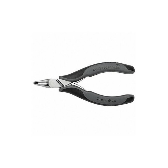 Knipex 4 3/4 in ESD End Cutting Nipper Uninsulated 64 62 120 ESD