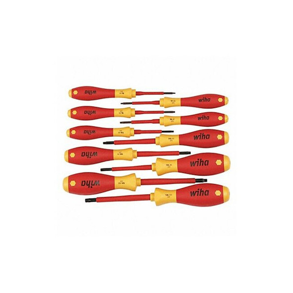 Wiha Insulated Screwdriver Set,10 pcs 32592