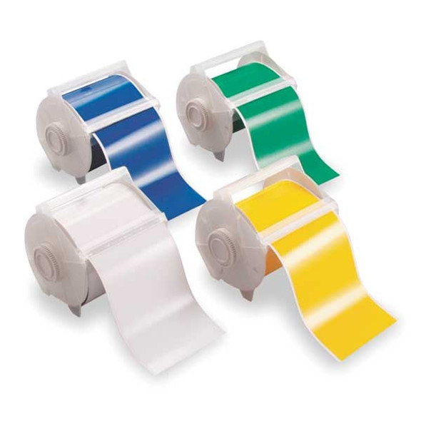 Brady Label Tape Cartridge, White, Labels/Roll: Continuous 113109