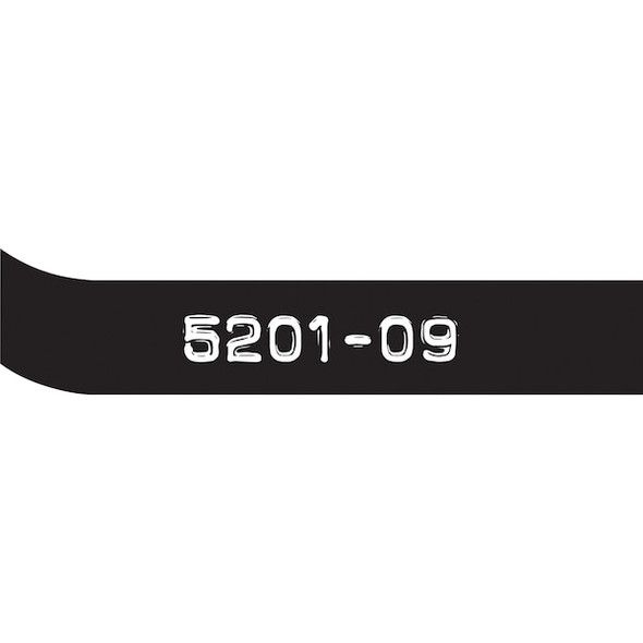 Dymo Tape, Black, Labels/Roll: Continuous 520109