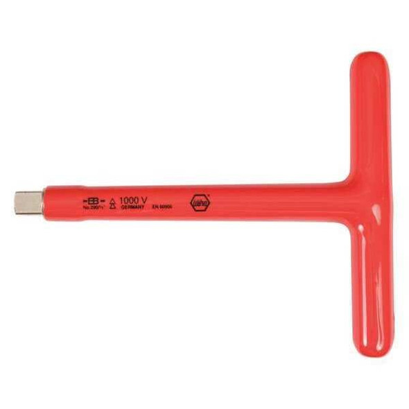 Wiha T-Handle Driver,1/2" Drive,Chrome 29012