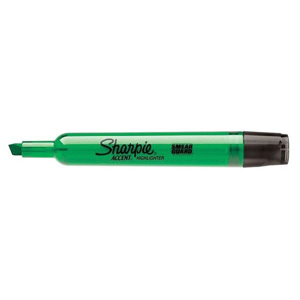 Sharpie Highlighter,Standard,Green,PK12 25026B Sharpie Highlighter,Standard,Green,PK12 25026B