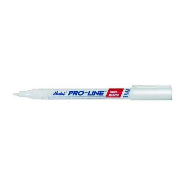Markal Paint Marker, Medium Tip, White Color Family, Paint 96871