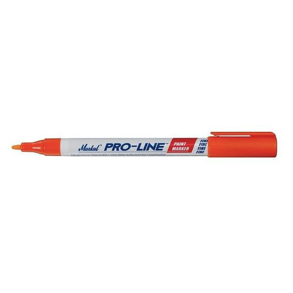 Markal Paint Marker, Medium Tip, Orange Color Family, Paint 96877