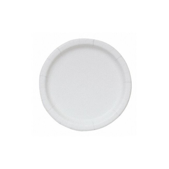 Manufacturer Varies Paper, Plate, Round, 7", White, PK500 23500