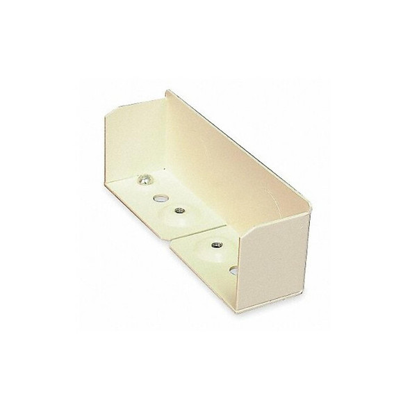 Blank End, 4000 Series, 1 Channel, 4.75 in W, 1.25 in H, 1.25 in L, Ivory