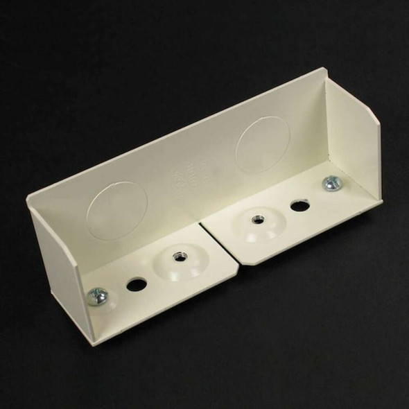 Blank End, 4000 Series, 1 Channel, 4.75 in W, 1.25 in H, 1.25 in L, Ivory  V4010B