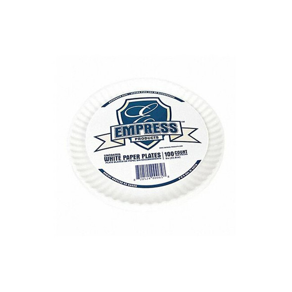 Manufacturer Varies Disposable Paper Plate,9 in,WH,PK1000 E30400 Manufacturer Varies Disposable Paper Plate,9 in,WH,PK1000 E30400