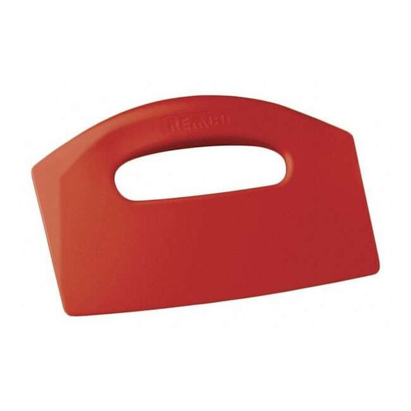 Remco Bench Scraper,Poly,Red,8 1/2 x 5 In 69604