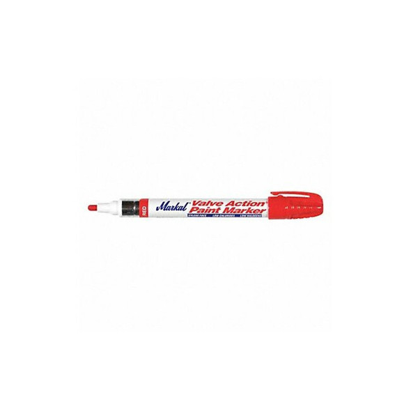 Markal Paint Marker, Permanent, Red 96822