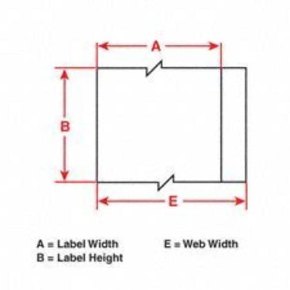 Brady Label Cartridge,Black/White,3/4 In. W M21-750-423