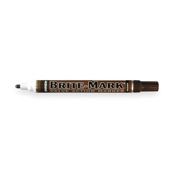Dykem Paint Marker, Medium Tip, Brown Color Family, Paint 84010