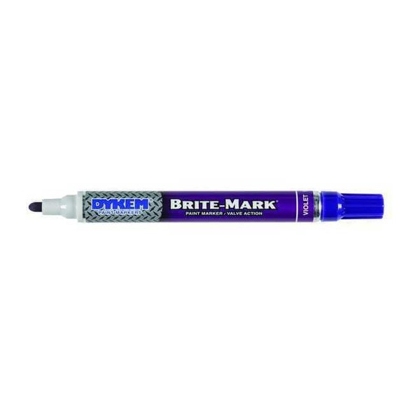 Dykem Paint Marker, Medium Tip, Violet Color Family, Paint 84019