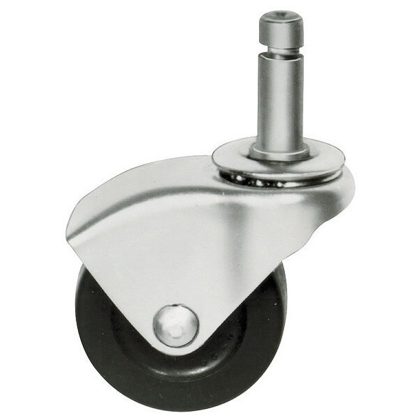 Manufacturer Varies Swivel Stem Caster,Rubber,2 in.,75 lb. 30753