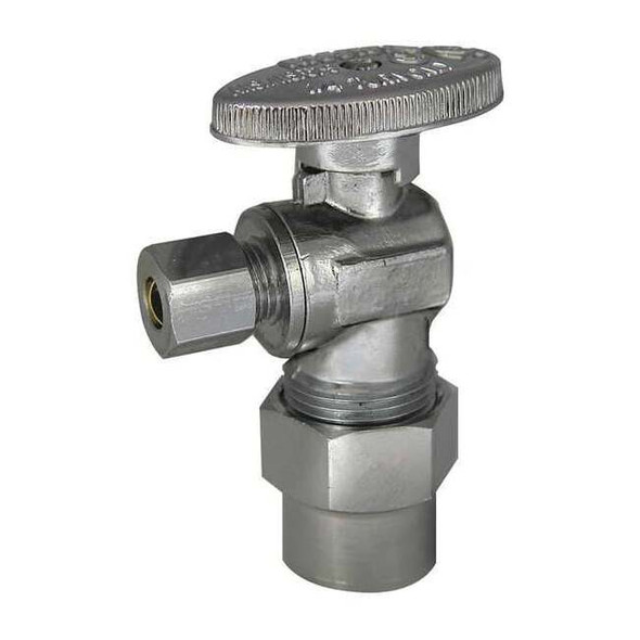 Kissler Angle Stop Valve, Brass, CPVC, 1/2 in. 88-9385