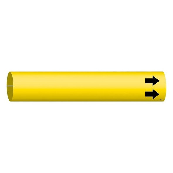 Brady Pipe Marker,(Blank),Yel,3/4 to 1-3/8 In 4010-A