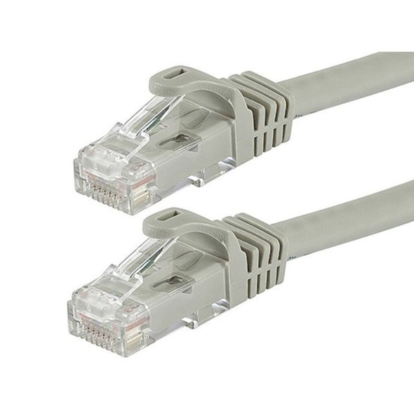 Monoprice Patch Cord,Cat 6,Flexboot,Gray,5.0 ft. 9807