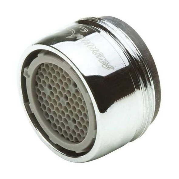 Symmons 2.2 gpm Outlet, 15/16 in - 27 Thread Size, Chrome, Metal LN-15