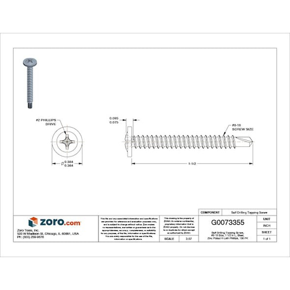 Manufacturer Varies Drill Screw,K-Lath,#8,Zinc,1.5"L,PK100 U29580.016.0150 Manufacturer Varies Drill Screw,K-Lath,#8,Zinc,1.5"L,PK100 U29580.016.0150